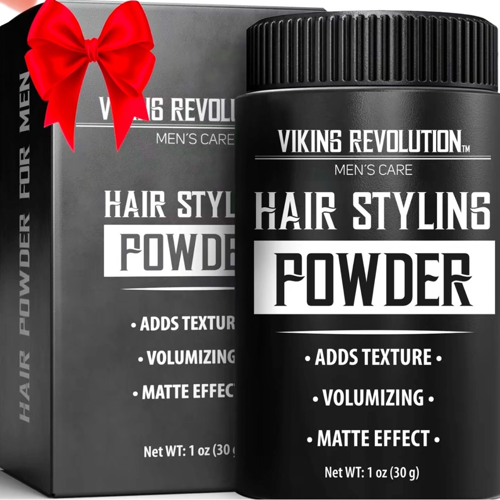 Revolution Black Hair Styling Powder for Men